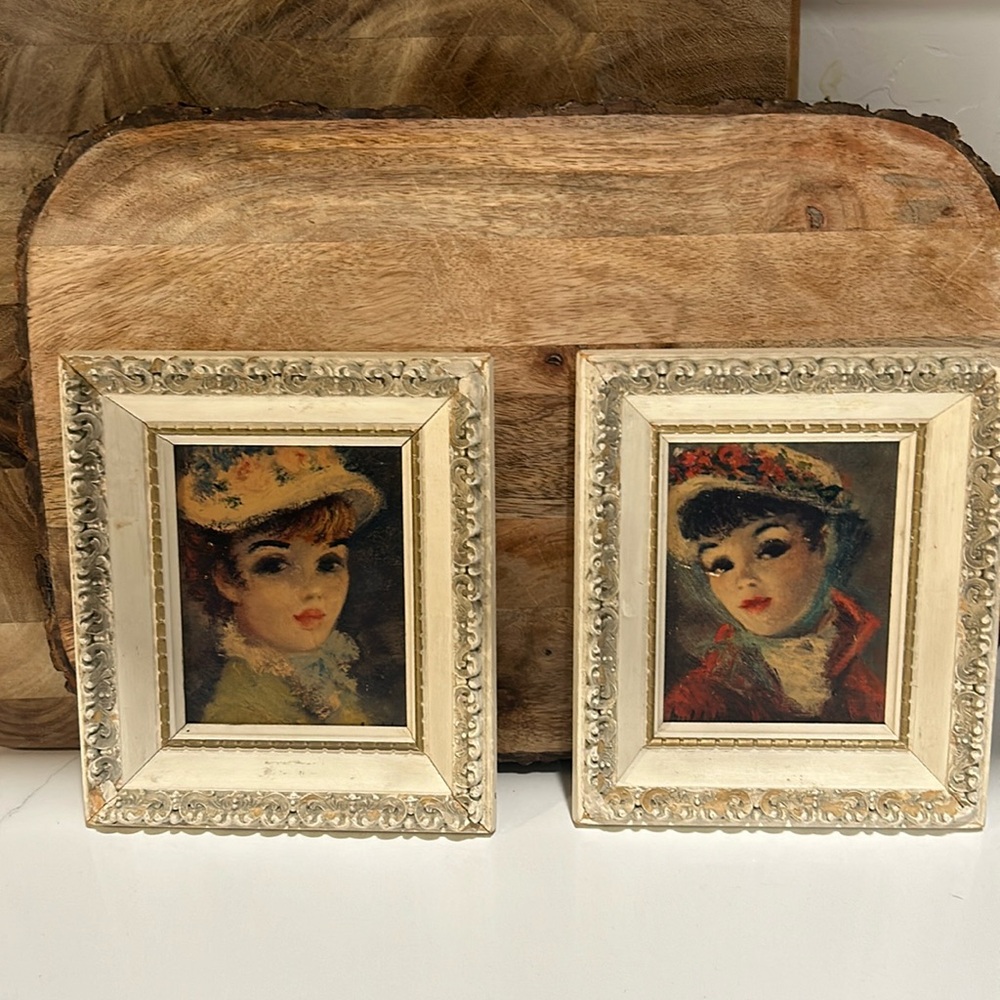 Vintage Huldah paintings prints